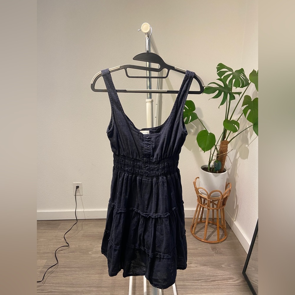 Black mini dress